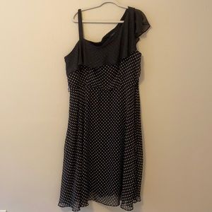 New Lane Bryant dress. Black polkadots.
